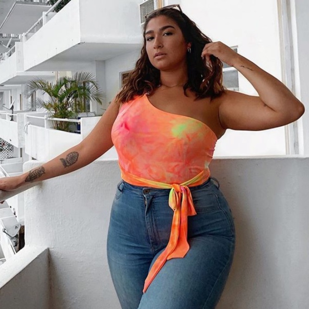 Tie dye bodysuit